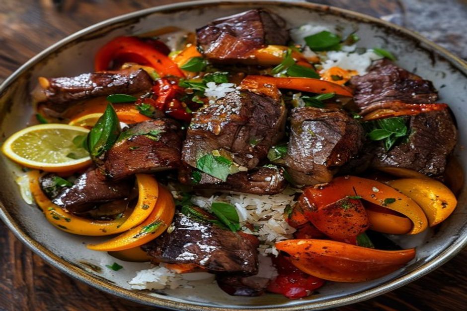 Emincé de bœuf aux poivrons chinois